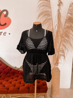 SAÍDA DE PRAIA VEST PLUS PRETA