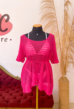 SAÍDA DE PRAIA VEST PLUS PINK