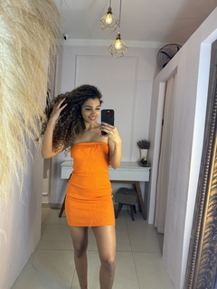 VESTIDO SEM ALÇA - loja online