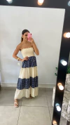 VESTIDO TOMARA QUE CAIA LAISE AZUL MARINHO (GG) - comprar online