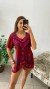 BLUSA BOHO MANGA ESTONADA (COD 2041) - comprar online