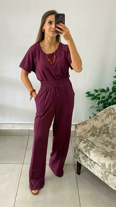 CONJUNTO BLUSA MANGA CURTA CALÇA COD 202401 - comprar online