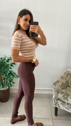 LEGGING DRAPEADO LATERAL - loja online