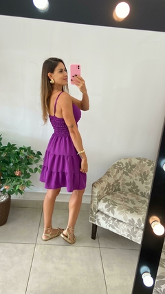 VESTIDO CURTO ALÇA DUNA LISO (U) - comprar online