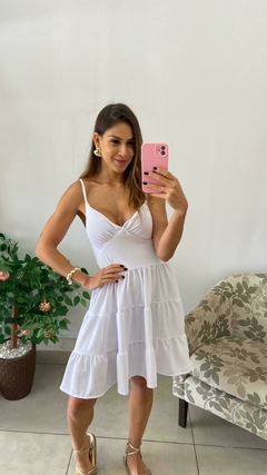 VESTIDO CURTO ALÇA DUNA LISO (U) na internet