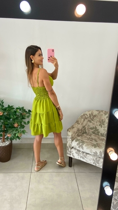 Imagem do VESTIDO CURTO ALÇA DUNA LISO (U)