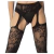 Meia Calça Arrastão Preta Cinta Liga Y2003 - comprar online
