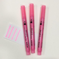 MARCA TEXTO FLUORESCENTE GLITTER ROSA - comprar online