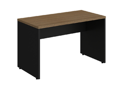 MESA RETA, COR MALAGA / PRETO, 120 X 60cm