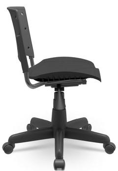 CADEIRA GIRATORIA .SECRETARIA .ERGOPLAX PRETO SEM BRAÇO S/ESTF.BG SECR - comprar online