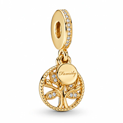 Charm Pandora Pendente Shine Herança de Família