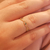 Anel Formatura com Zircônias Verde em ouro 18k - comprar online