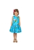 Vestido MENINA INFANTIL Festa Azul Beija Flor com Bolsos -20093