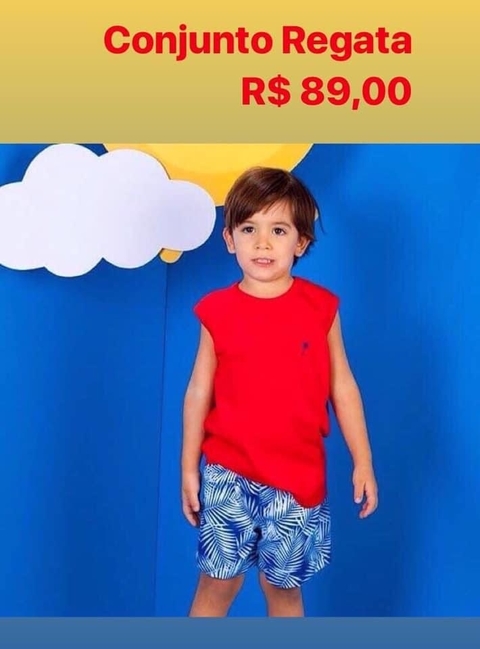 Conjunto MENINO MINI Regata - 847
