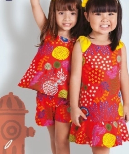 Vestido MENINA MINI Campo Flores - 1107