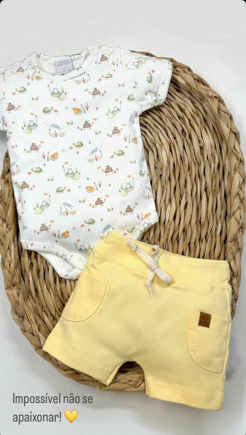 Conjunto BEBÊ UNISSEX Sapinhos Body Short - 897027 - comprar online