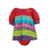 Vestido MENINA BEBÊ barrado Divertido -83212 - comprar online