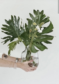 Set de 3 arreglos verdes chicos en florero cilindrico - Fête_ba