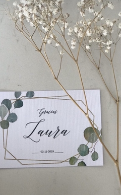 Plantines con tarjeton para souvenir pack x 10 - Fête_ba