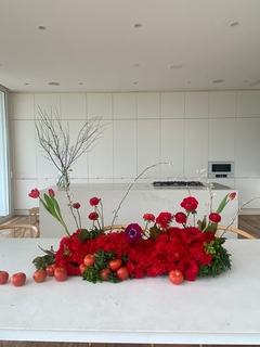 instalacion floral grande