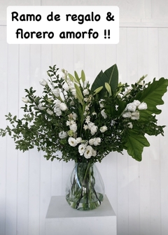 Ramo floral grande TOTAL WHITE