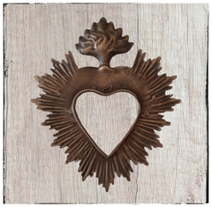 Corazón callado de metal "Detente" protector de la casa (copia)