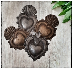 Corazón de metal "Detente" protector de la casa - comprar online