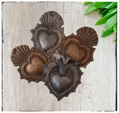Corazón de metal "Detente' protector de la casa - comprar online