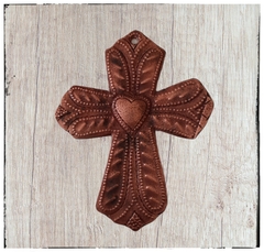 Cruz de metal cobre
