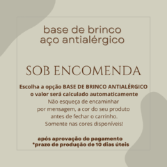 BRINCO JOÁ ROSA CICLAME / AZUL SECO - loja online