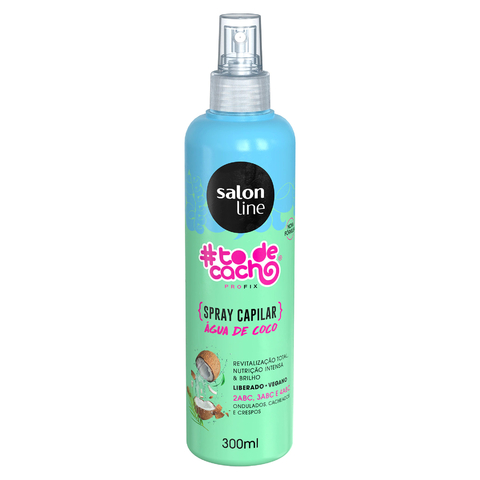 Spray Capilar Tô de Cacho Água de Coco Salon Line 300ml