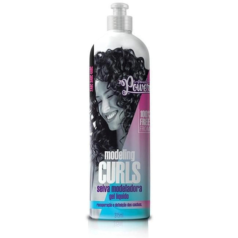 Seiva Modeladora Gel Líquido Modeling Curls Soul Power 315ml