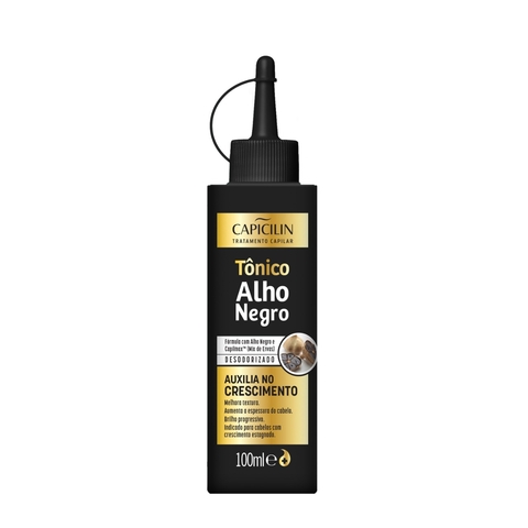 Tônico Alho Negro Tratamento Capilar Capicilin 100ml