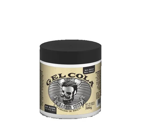 Gel Cola Explosão de Fixação Barber Shop Softfix 500g