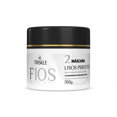 Triskle Fios de Porcelana Lisos Perfeitos - Máscara 350g