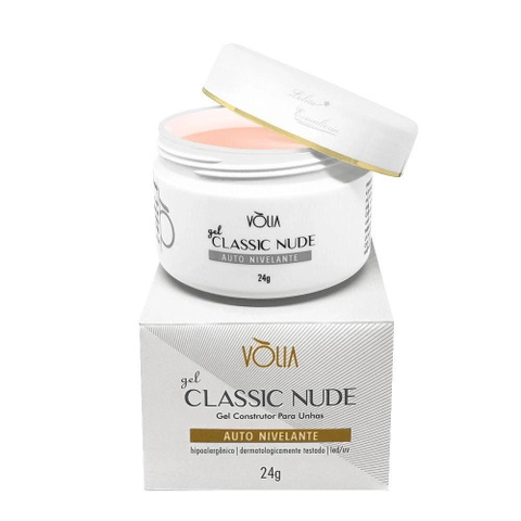 Gel Construtor para Unhas Classic Nude Vòlia 24g
