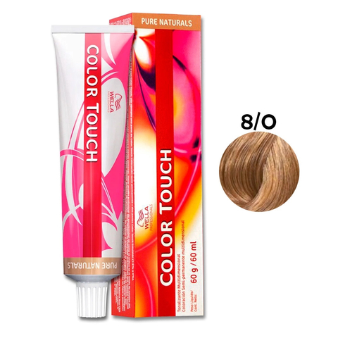 Tonalizante Color Touch 8/0 Louro Claro Wella 60g