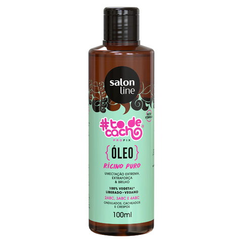 Óleo de Umectação Tô de Cacho Rícino Puro Salon Line 100ml
