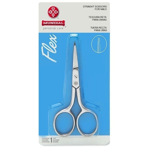 Tesoura Para Unhas Flex Reta Mundial BC-322