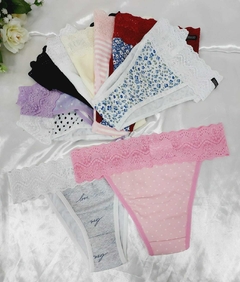 0142 Calcinha tanga algodão tradicional - comprar online