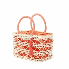 0623 Bolsa palha vazada - comprar online