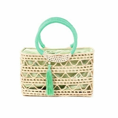 0623 Bolsa palha vazada