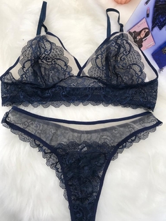 Conjunto sem bojo Kelly plus size - Greice Pinheiro Lingerie
