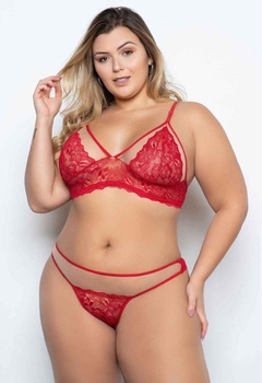 Conjunto sem bojo Kelly plus size