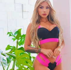 8661 Biquíni Sereia Pink na internet