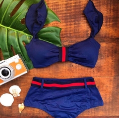 0156 Biquíni Navy Hotpant na internet