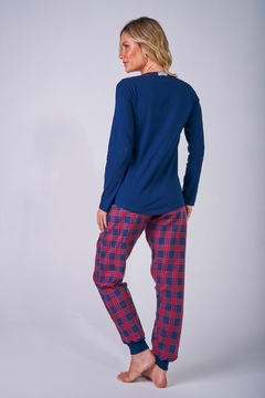0316 Pijama Australia flanela - Greice Pinheiro Lingerie