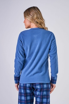 0318 Pijama Xadrez Microsoft - Greice Pinheiro Lingerie