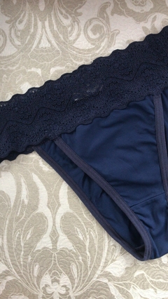 0141 Calcinha microfibra tanga tradicional - Lelefe Moda Intima