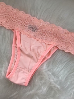 0141 Calcinha microfibra tanga tradicional - Lelefe Moda Intima